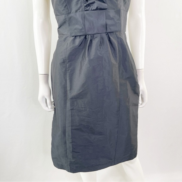 Alfred Sung Black Dress Size 6 Ruffled Collar Cocktail Gothic Witchcore Vampire - Picture 9 of 11